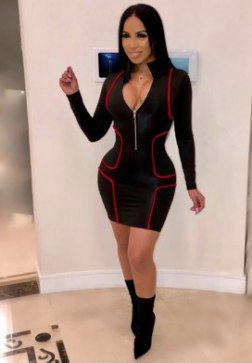 Women's V-neck Sexy Bodycon Dress