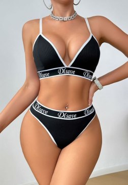 Bold and Stylish Black Lingerie Set