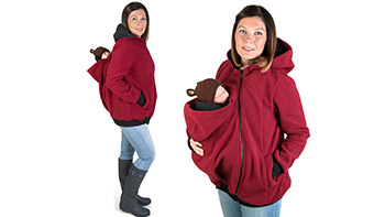 Maternity Kangaroo Baby Holder Winter Hoodie