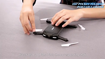 JJRC H37 Pocket Folding Portable Drone with HD Camera Mode