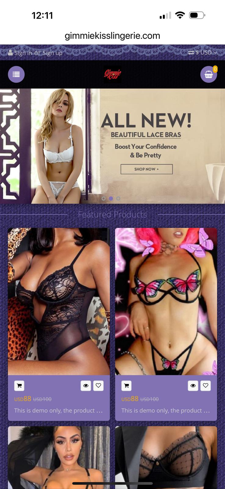 gimmiekisslingerie.com