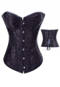 Liesei Gothic Overbust Corsets with Attached Neck Gear – Trivium