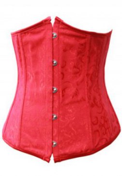Brocade Floral Underbust Corset