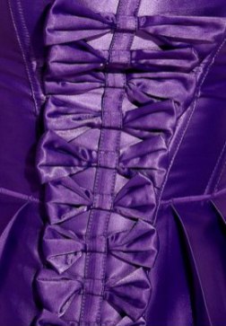 Strapless Pleated Burlesque Skirted Corset