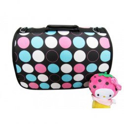 Colorful Polka Dot Pattern Print Dog Carrier