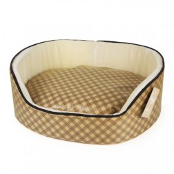 Fashion Plaid Dog Cushion