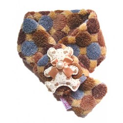 Retro Dot Embroidered Scarf