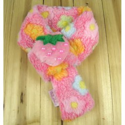 Garden Strawberry Dog Scarf