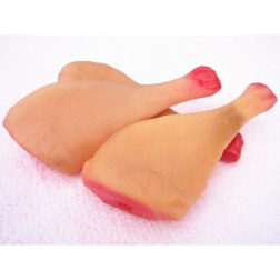 Vinyl Infinite Chicken Shape Pet Toy