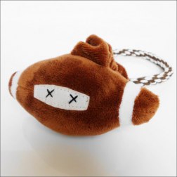 Coffee Rope Rugby Shape Dog Toy