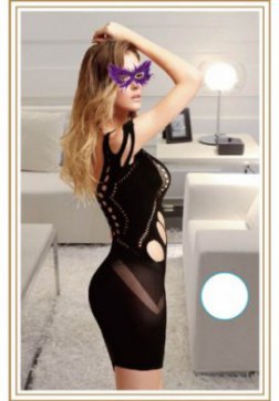 Double Shoulder Openwork Opaque Chemise Lingerie