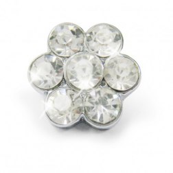 Plum Blossom Studded Diamond Pendant