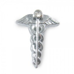 Silver Magic Wand Shape Pendant