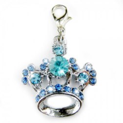 Precious Stone Crown Pet Pendant