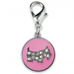 Sparkling Schnauzer Dog Pendant