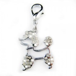 Sparkling POODLE Shaped  Pet Pendant