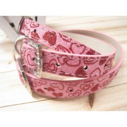 Heart Pattern Print Dog Collar