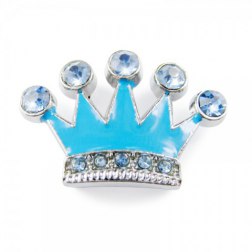 Graceful Rhinestones Crown Style Pendant