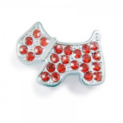 Super Lovely and Cute Diamond Dog Shaped Pet Pendant