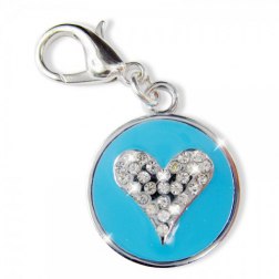 Sparkling Diamond Love Dog Pet Pendant