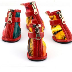 Zipper Colorful Sports Shoes