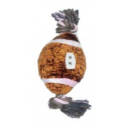 Plush Rugby Style Dog Toy