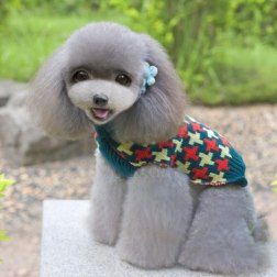 Cross Pattern Dog Sweater