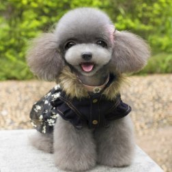 Denim Style Floral Dress