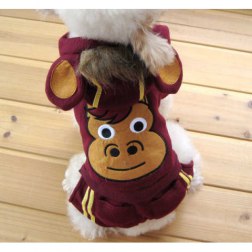 Horse Pattern Hoodie Coat