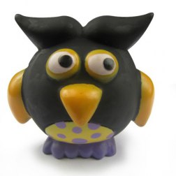 Black Halloween-raven Vinyl Pet Toy