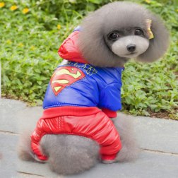 Long Sleeved Waterproof Batman Four-legged Hooded Coat