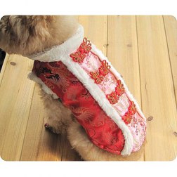 Mrs King Tang Suit with Flower Embroidered