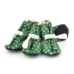 Nylon Fabric Polka Dot Shoes