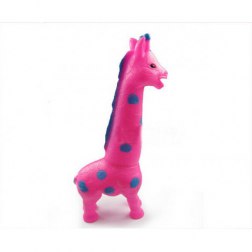 Vinyl Giraffe Shape Pet Toy