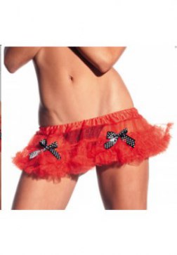 Mini Petticoat With Polka Dot Bows 