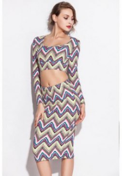 Long Sleeve Scoop Neck Two Piece Set