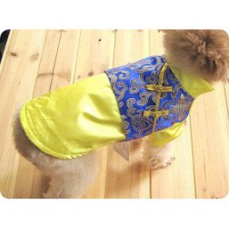 Chinese Floral Princess Winter Dog Clothes