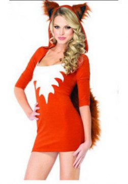 Fox Style Fancy Halloween Dress Costume