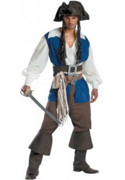 Deluxe Adult Captain Jack Sparrow Costume