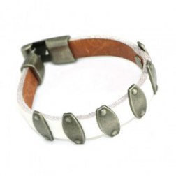 Attractive Metal Rivet Alloy Leather Bracelets