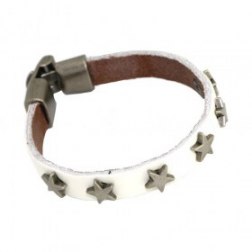 Attractive Metal Star Alloy Leather Bracelets