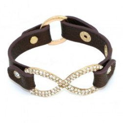 Crystal Alloy Leather Bracelets
