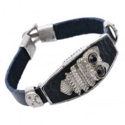 Genuine Real Ox Alloy Leather Bracelets
