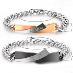 Fashion Couple Cross Style Bracelet