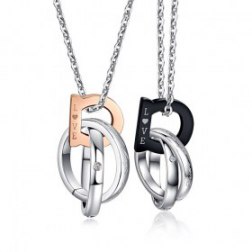 Love Style Interlocking Necklace