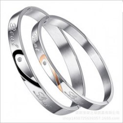 Collage Heart Bangle