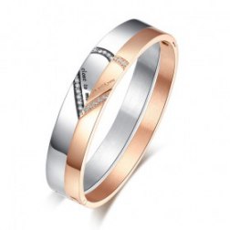 Diamond Embellished Couple Bangle