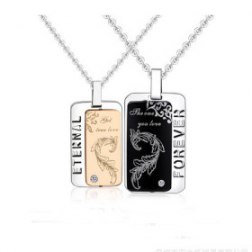 Elegant Diamond Rectangle Necklace