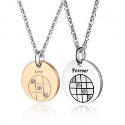 Round Couple Necklaces