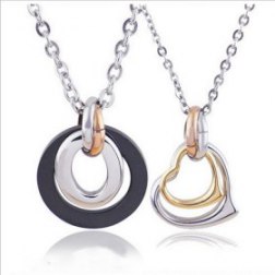 Interlocking Heart Necklaces